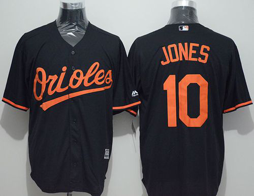 Baltimore Orioles #10 Adam Jones Black New Cool Base Stitched MLB Jersey