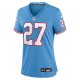 Women's Tennessee Titans Eddie George Nike Light Blue Oilers Throwback Retired Player Game Jersey