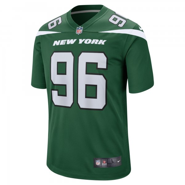 Men's New York Jets Al Woods Nike Gotham Green  Game Jersey