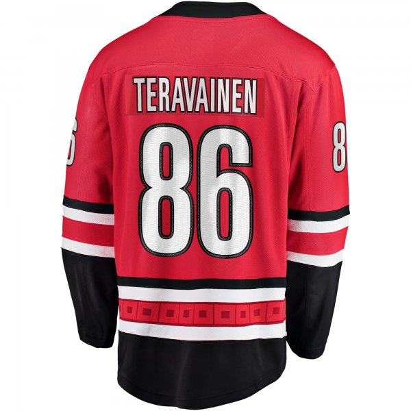 Men's Carolina Hurricanes Teuvo Teravainen Fanatics Red Alternate Breakaway Player Jersey