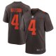 Men's Cleveland Browns Deshaun Watson Nike Brown Alternate Game Jersey