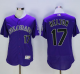 Colorado Rockies #17 Todd Helton Purple Flexbase Collection Stitched MLB Jersey