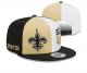 New Orleans Saints Black And white Cap