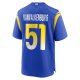 Men's Los Angeles Rams Zach VanValkenburg Nike Royal Team Game Jersey