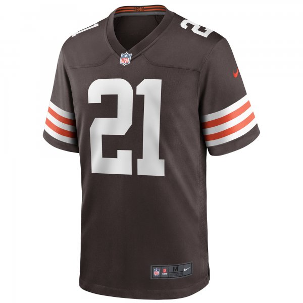 Men's Cleveland Browns Denzel Ward Nike Brown Player Game Jersey