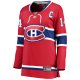 Women's Montreal Canadiens Nick Suzuki Fanatics Red Home Captain Patch Breakaway Player Jersey