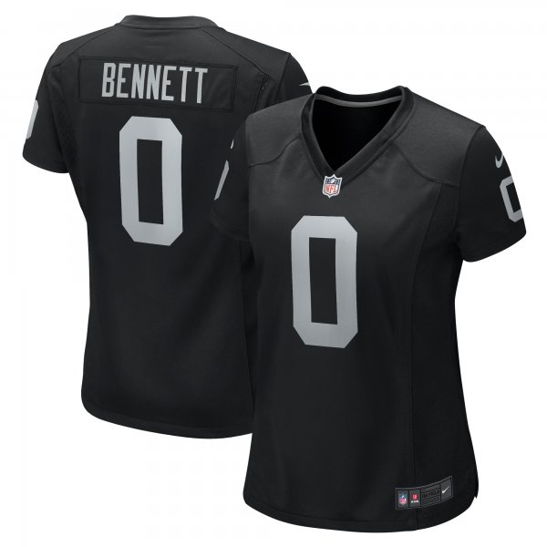 Women's Las Vegas Raiders Jakorian Bennett Nike  Black Team Game Jersey