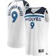 Men's Minnesota Timberwolves Nickeil Alexander-Walker Fanatics White Fast Break Replica Player Jersey - Association Edition