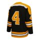 Men's Boston Bruins Bobby Orr Mitchell & Ness Black Big & Tall 1971 Blue Line Player Jersey