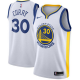 Men's Nike Golden State Warriors #30 Stephen Curry White Stitched Swingman NBA Jersey