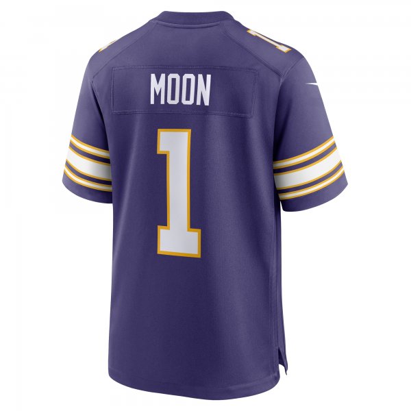 Men's Minnesota Vikings Warren Moon Nike Purple Classic Retired Player Game Jersey