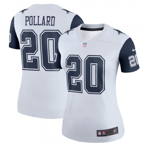 Women's Dallas Cowboys Tony Pollard Nike White Alternate Legend Jersey