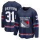 Men's New York Rangers #31 Igor Shesterkin Navy Alternate Premier Breakaway Player Jersey