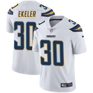 Men's Nike Los Angeles Chargers #30 Austin Ekeler Limited White Vapor Untouchable NFL Jersey