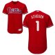 Philadelphia Phillies #1 Richie Ashburn Red Flexbase Collection Stitched MLB Jersey