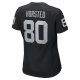 Women's Las Vegas Raiders Jesper Horsted Nike Black Game Player Jersey