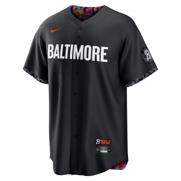 Men's Baltimore Orioles  Nike Black City Connect Replica Jersey