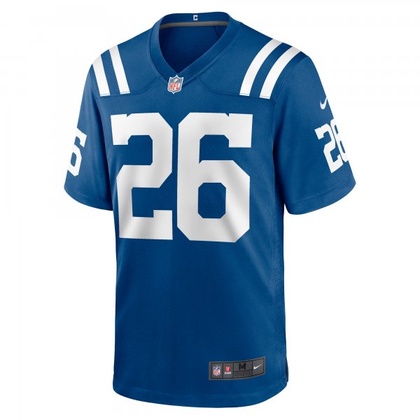 Men's Indianapolis Colts Evan Hull Nike  Royal Team Game Jersey