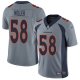 Denver Broncos #58 Von Miller Gray Men's Stitched NFL Limited Inverted Legend Jersey