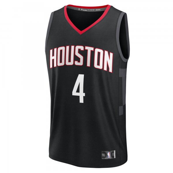 Men's Houston Rockets Jalen Green Fanatics Black Fast Break Replica Player Jersey - Statement Edition