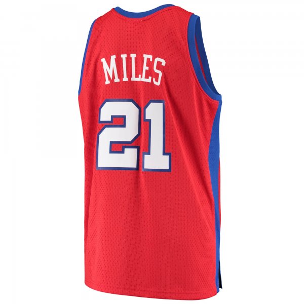 Men's LA Clippers Darius Miles Mitchell & Ness Red Hardwood Classics Swingman Jersey