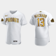 Men's San Diego Padres #13 Manny Machado 2022 MLB All-Star Game Flex Base Jersey - White Gold