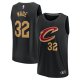 Men's Cleveland Cavaliers Dean Wade Fanatics Black Fast Break Replica Player Jersey - Statement Edition