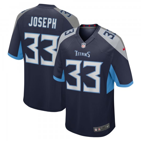 Men's Tennessee Titans Johnathan Joseph Nike Navy Game Jersey