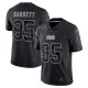 Men's Cleveland Browns #95 Myles Garrett Nike Black RFLCTV Limited Jersey