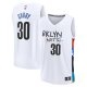 Men's Brooklyn Nets Seth Curry Fanatics White Fastbreak Jersey - City Edition