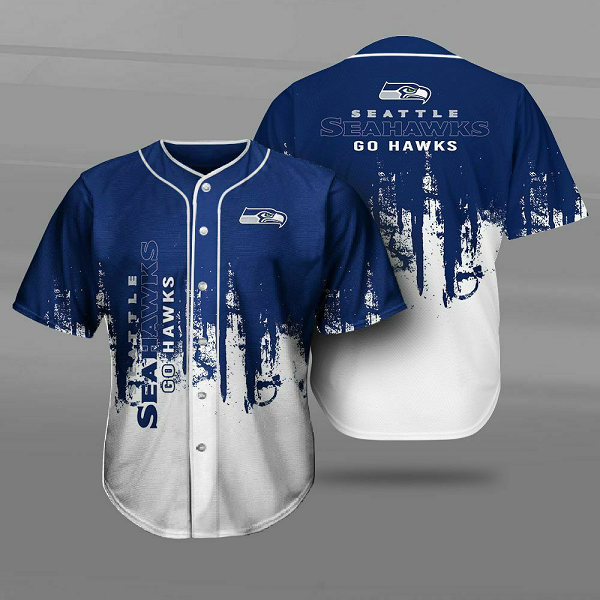 Seattle Seahawks NFL Stitched Fashion Baseball Legend Jersey