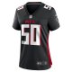 Women's Atlanta Falcons Tae Davis Nike  Black Team Game Jersey