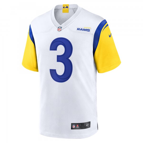 Men's Los Angeles Rams Cam Akers Nike White Game Jersey