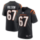 Men's Cincinnati Bengals #67 Cordell Volson Nike Black Limited Player NFL Jersey