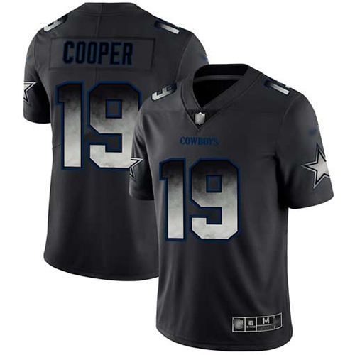 Dallas Cowboys #19 Amari Cooper Black Men's Stitched NFL Vapor Untouchable Limited Smoke Fashion Jersey