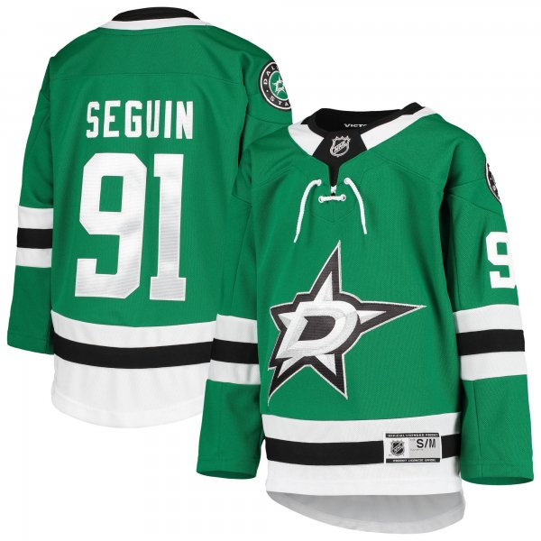 Youth Dallas Stars Tyler Seguin Kelly Green Home Premier Player Jersey