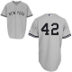 New York Yankees #42 Mariano Rivera Stitched Grey Youth MLB Jersey