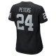 Women's Las Vegas Raiders Marcus Peters Nike  Black Team Game Jersey