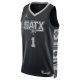 Unisex San Antonio Spurs Victor Wembanyama Jordan Brand Black Swingman Jersey - Statement Edition