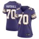 Women's Minnesota Vikings Jim Marshall Nike Purple Classic Retired Player Jersey