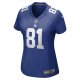 Women's New York Giants Kalil Pimpleton Nike Royal Game Player Jersey