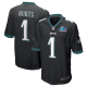 Men's Nike Philadelphia Eagles #1 Jalen Hurts Player Super Bowl LVII Black NFL Jersey