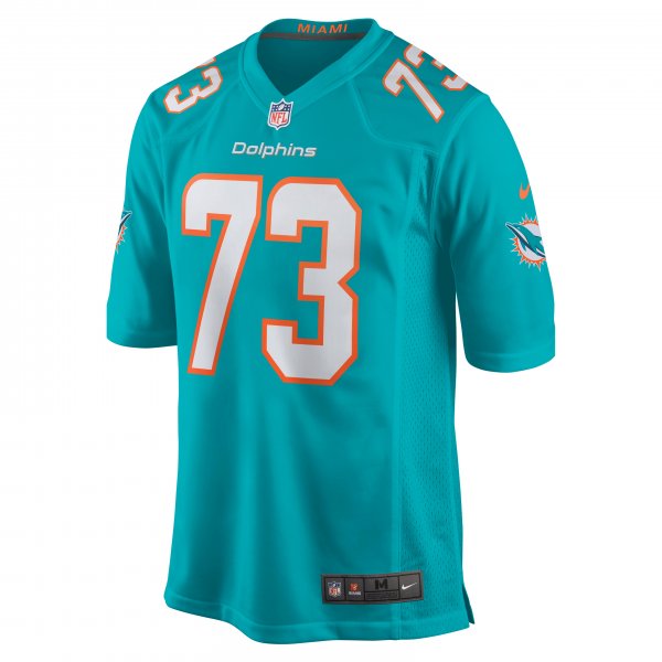 Men's Miami Dolphins Austin Jackson Nike Aqua Player Game Jersey