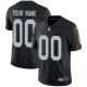 Youth Nike Las Vegas Raiders Customized Black Team Color Vapor Untouchable Custom Limited NFL Jersey