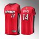 Miami Heat Tyler Herro 2023 NBA Finals Youth Red #14 Fastbreak Player Jersey