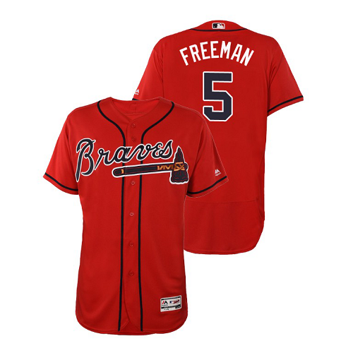 Men's Atlanta Braves Freddie Freeman Collection Alternate 2019 Flex Base MLB Jersey