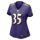 Women's Baltimore Ravens Gus Edwards Nike Purple Game Jersey