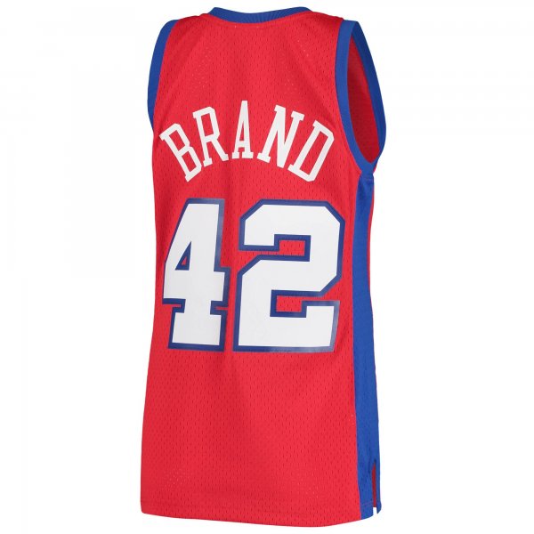 Men's LA Clippers Elton Brand Mitchell & Ness Red Hardwood Classics Swingman Jersey