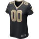 Women's Nike Black New Orleans Saints Custom Game Jersey