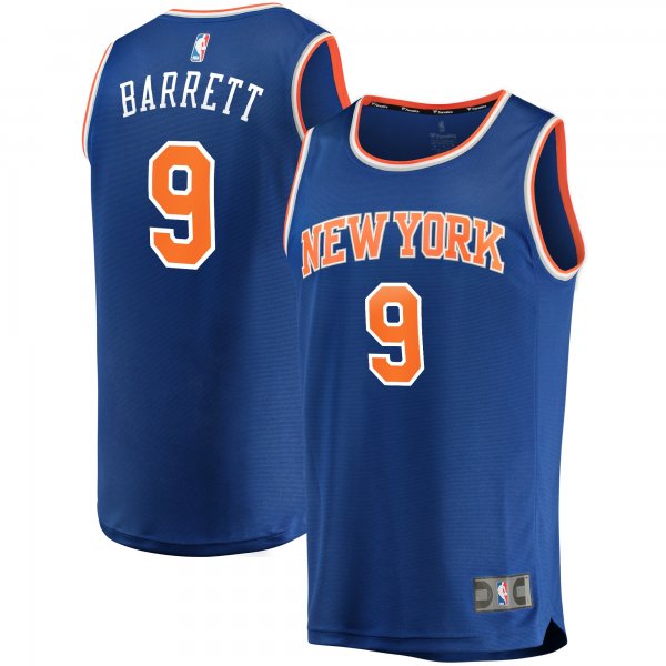 Men's New York Knicks RJ Barrett Fanatics Royal Fast Break Replica Jersey - Icon Edition